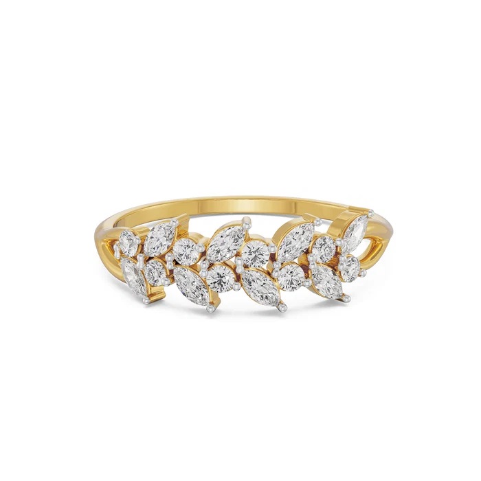 leafy-lab-grown-diamond-band